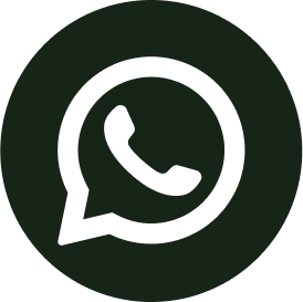 Icone Whatsapp blanche sur fond vert